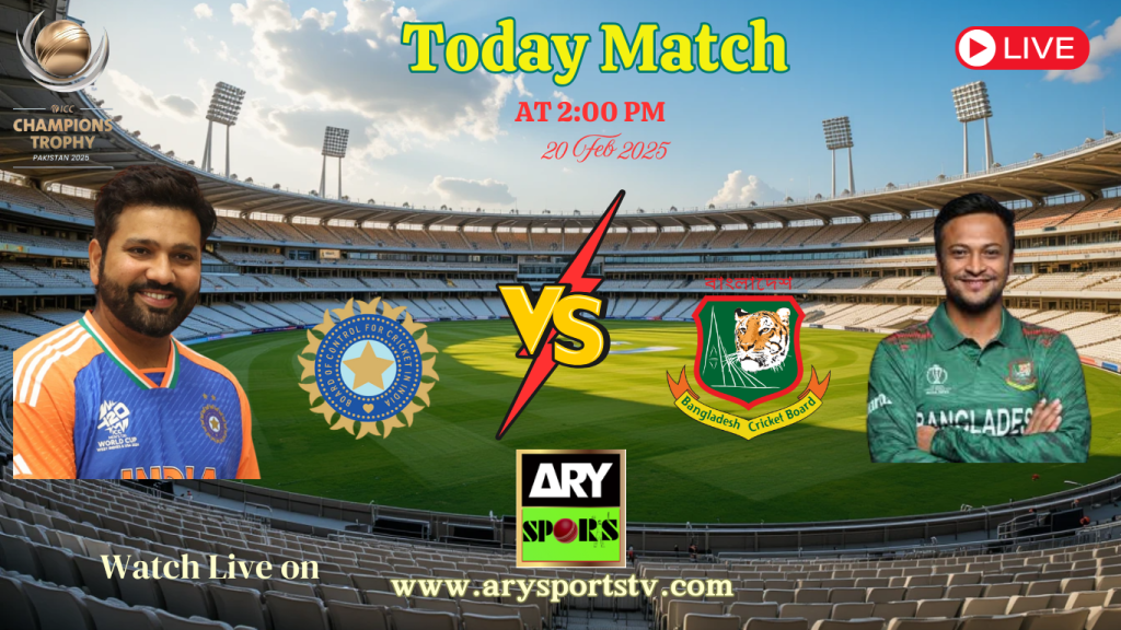 india vs Bangladesh champion trophy live streaming