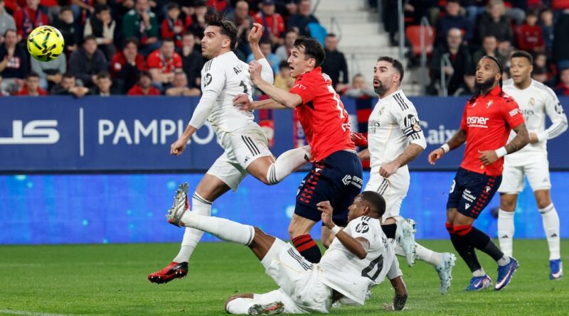 Real Madrid star was targeted with ‘die’ chants during Osasuna defeat